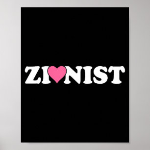 Zionist rolig Alla hjärtans dag retro kärlek meme  Poster