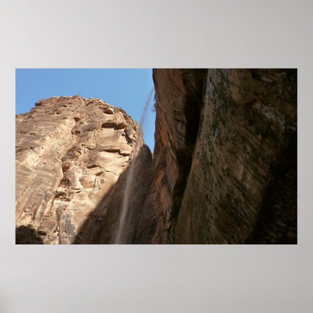 Zions vipande Sten vid Zions nationalpark Poster (Framsidan)