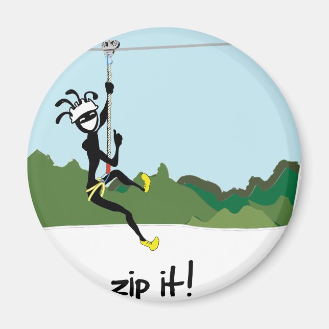 "Zip det!" Magnet (Framsidan)