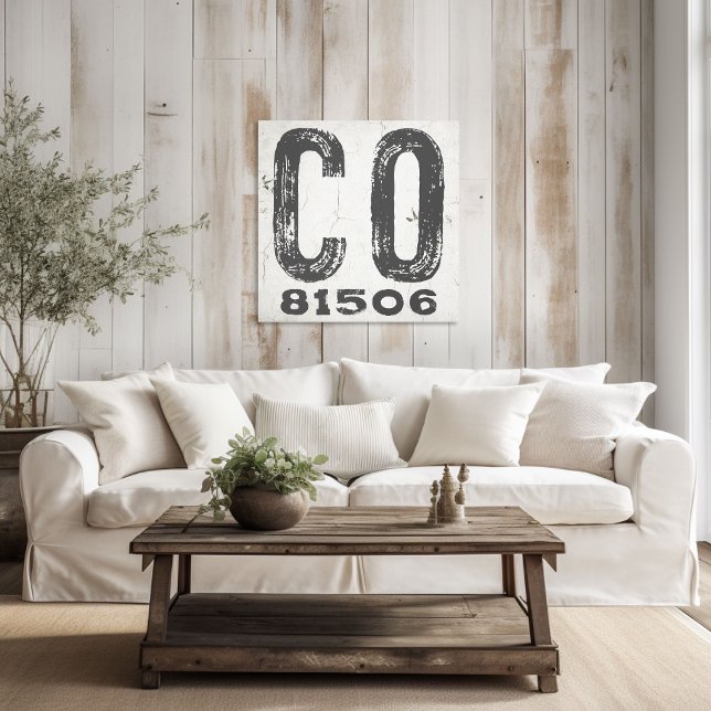 ZIP-kod Colorado Canvastryck (Skapare uppladdad)