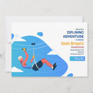 Zip Line Äventyrsinbjudan Inbjudningar