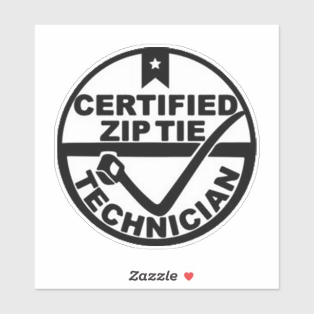 Zip Tie Technician Klistermärken (Ark)