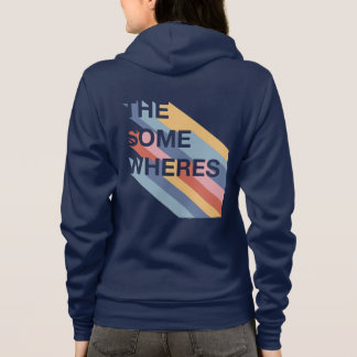 Zip Up Hoodie med Logotyp på baksidan T Shirt