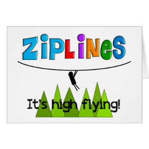 ZipLine älskaregåvor Hälsningskort