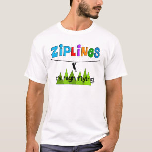 ZipLine älskaregåvor T Shirt