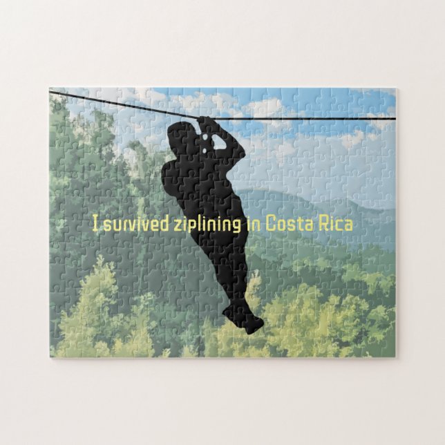 Zipline Design Jigsaw Puzzle Pussel (Horisontell)