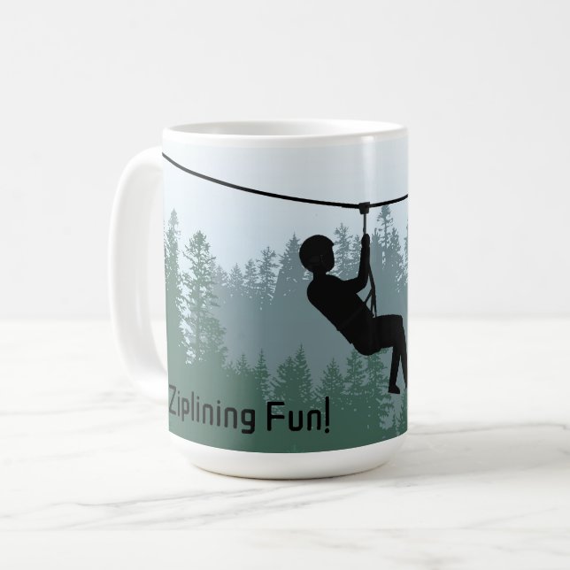 Zipline-design Kaffemugg (Framsida vänster)