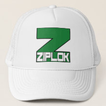 Ziplok - grön logotyp - truckerkeps