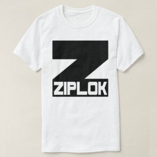 Ziplok - Svart Logotyp T-Shirt