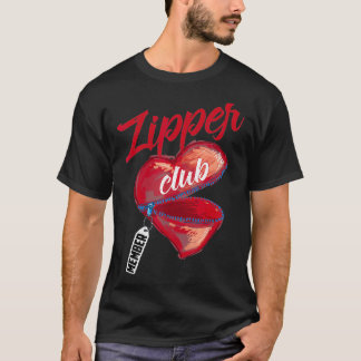 Zipper Club Member Shirt Cool Congenital Heart De T