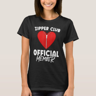 Zipper Club Open Heart Surgery Recovery T Shirt