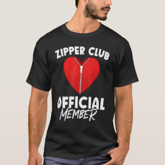 Zipper Club Open Heart Surgery Recovery T Shirt