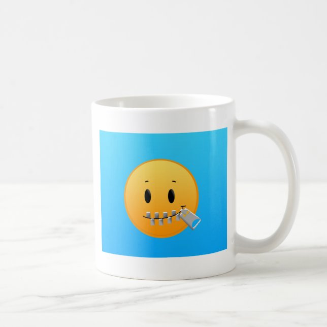 Zipper Emoji Kaffemugg (Höger)