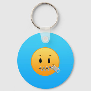 Zipper Emoji Nyckelring