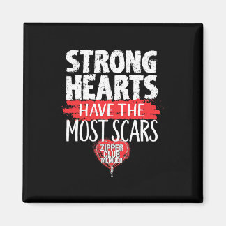 Zipper Klubb Member Open Heart Survivor Magnet