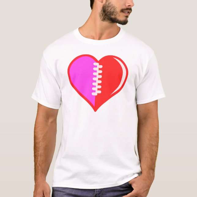 Zipper Klubb Open Heart Survivor Funny T Shirt (Framsida)