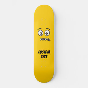 Zipper-Mun-Face Mini Skateboard Bräda 18,5 Cm
