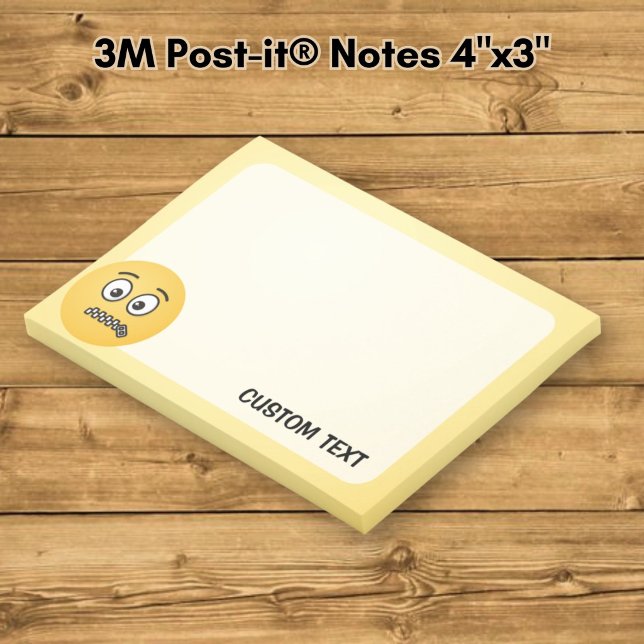 Zipper-Munface Post-it Block (Skapare uppladdad)
