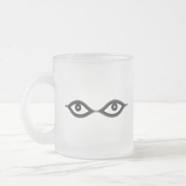 Zipper Öga Frostad Glasmugg