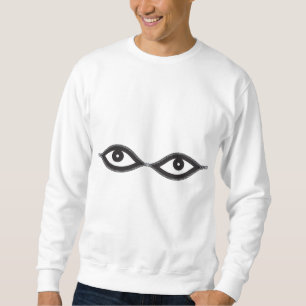 Zipper Öga Lång Ärmad Tröja