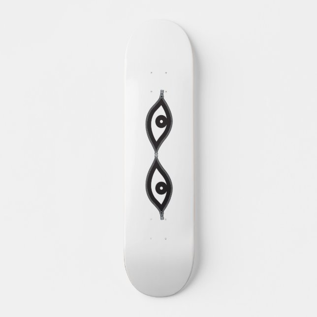 Zipper Öga Mini Skateboard Bräda 18,5 Cm (Framsida)
