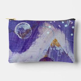 Zipper Pouch in Moon Mountain Design
