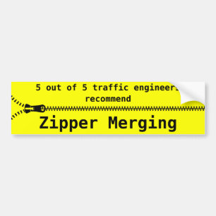 Zippersammanfogningbildekal Bildekal