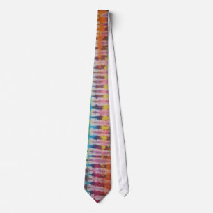 Zippie Red Tip Tie Dye Necktie Slips