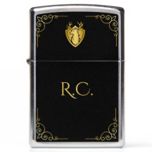 Zippo Lighter Elegant Black och Guld