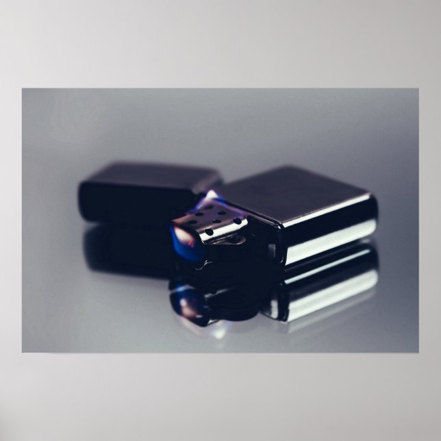 Zippo-tändare. Konst Poster (Framsidan)