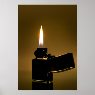 Zippo-tändare. Konst Poster