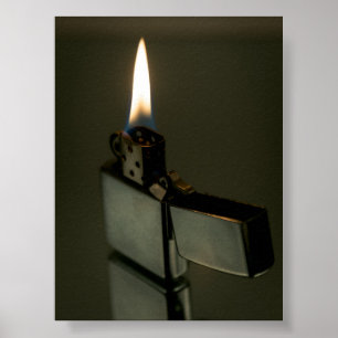 Zippo-tändare. Konst Poster