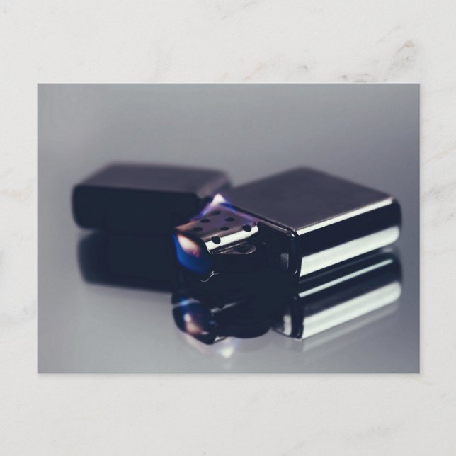 Zippo-tändare. Konst Vykort (Framsida)