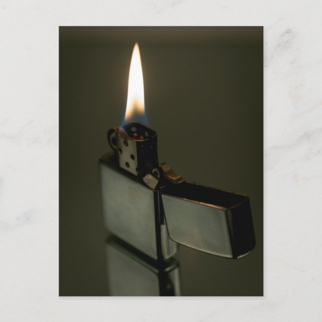 Zippo-tändare. Konst Vykort (Framsida)