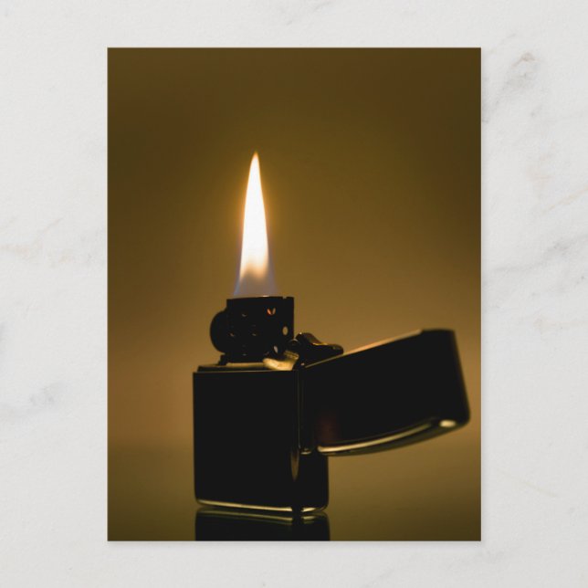 Zippo-tändare. Konst Vykort (Framsida)
