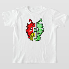 Zippy Alien Dazs 2-Ansikte Gre/Re k T Shirt