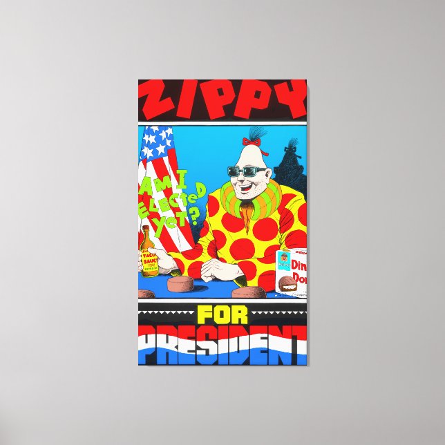 Zippy for President Canvas (Framsida)