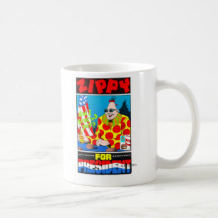 Zippy för president kaffemugg