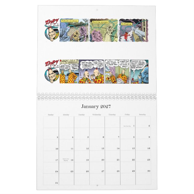 Zippy kalender 2010 (Jan 2027)