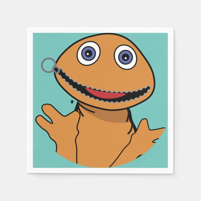 Zippy Rainbow | 1070 Klassisk | Chatty People T-Sh Pappersservett (Framsidan)