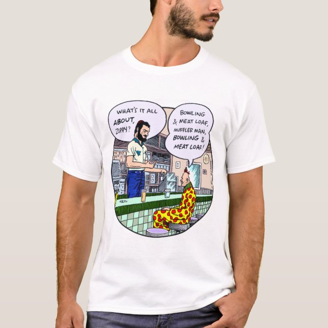 Zippy T-tröja #1 för ljuddämpareman Tee Shirt (Framsida)