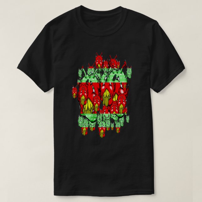 Zippy Trippy Alien Dazs G-Y T Shirt (Design framsida)