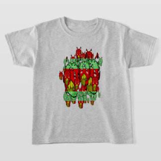 Zippy Trippy Alien Dazs Grönt-Tooth T Shirt