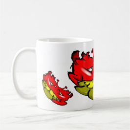 Zippy Trippy Alien Dazs platt Gult Tooth Kaffemugg