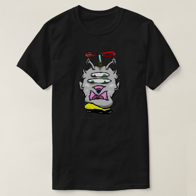 Zippy Trippy Alien Dazs Spinner T Shirt (Design framsida)
