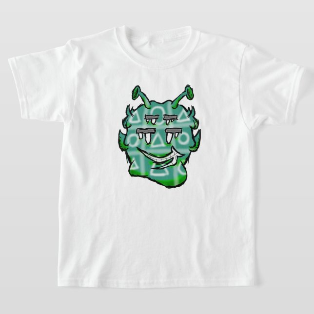 Zippy Trippy Alien Dazs XOXO k T Shirt (Laydown)