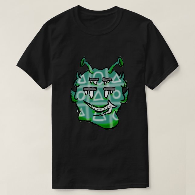 Zippy Trippy Alien Dazs XOXO T Shirt (Design framsida)