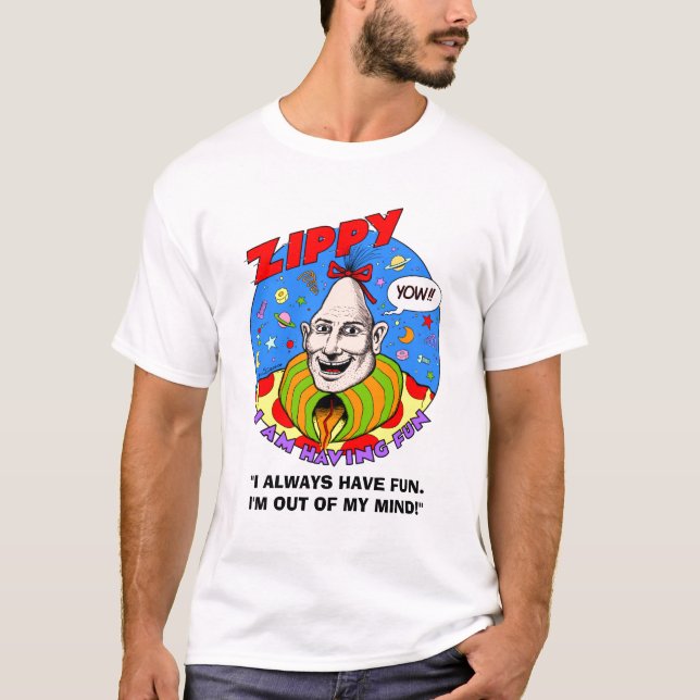 Zippys ha alltid roligt tee shirt (Framsida)