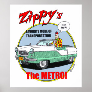 Zippy's Metro Poster