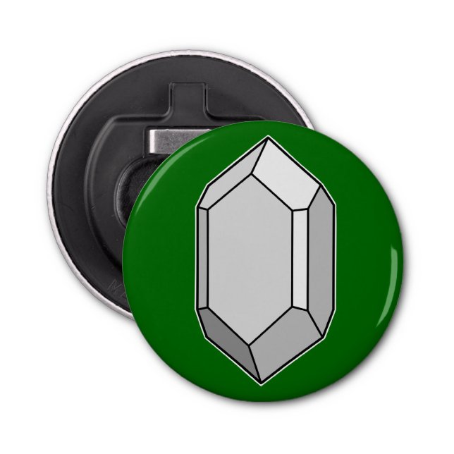 Zircon Crystal Structure Flasköppnare (Framsidan)